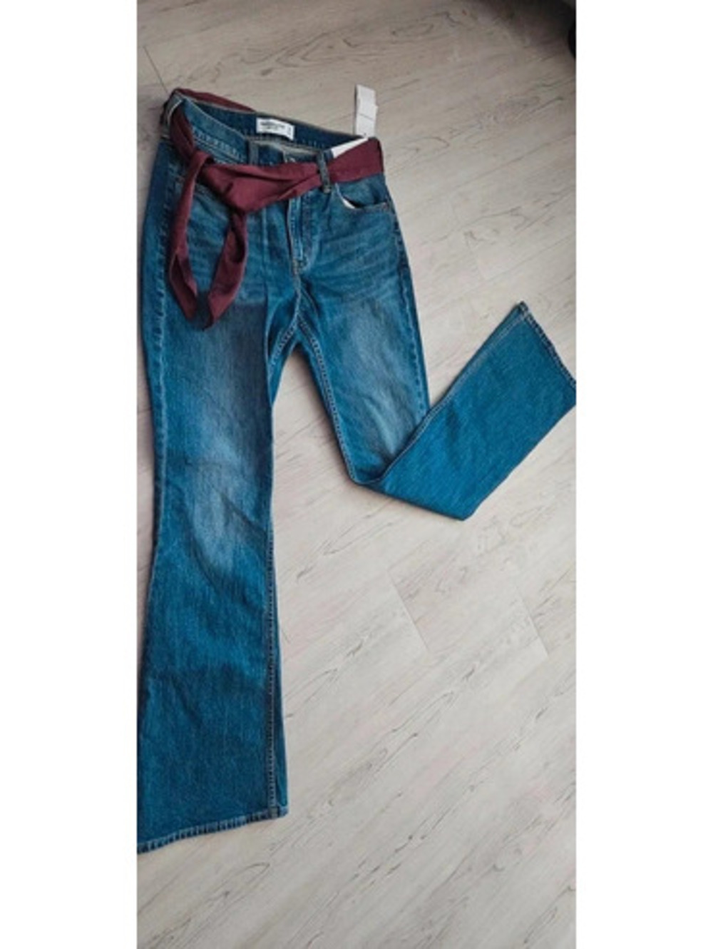 NWT Abercrombie & Fitch High Rise Bootcut Jeans Women’s 26 Long Medium Wash